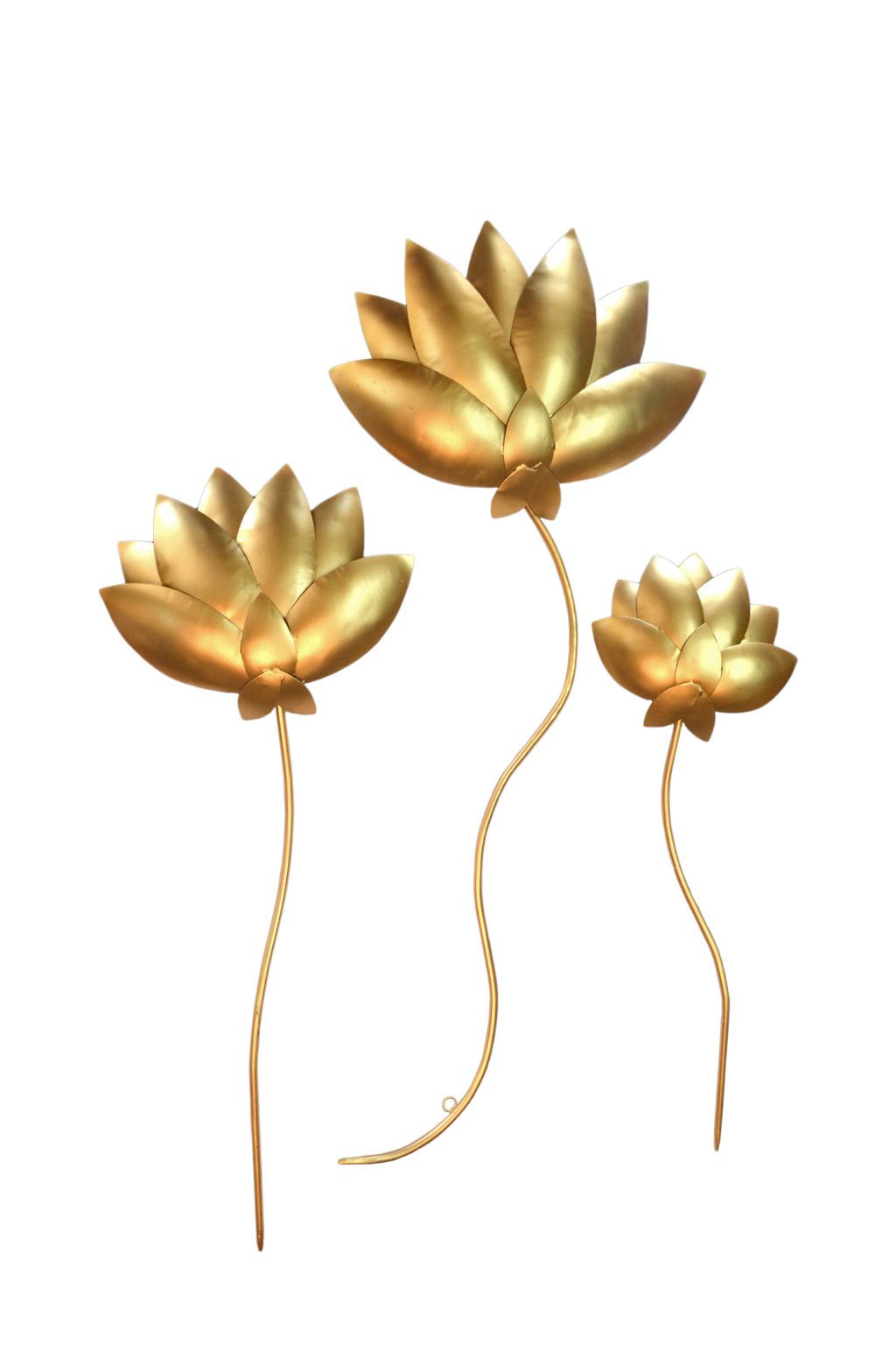 Lotus Wall Art Gold – Kreative Arts