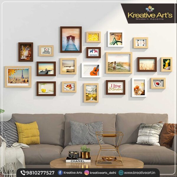 20 Pc Picture Frame Wall Art for Living Room Decor